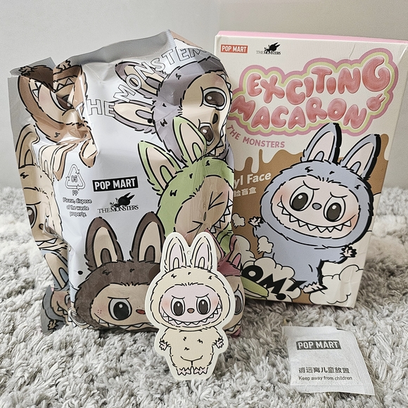 Soymilk - 100% Authentic Pop Mart The Monsters Labubu- Exciting Macaron - Picture 2 of 7